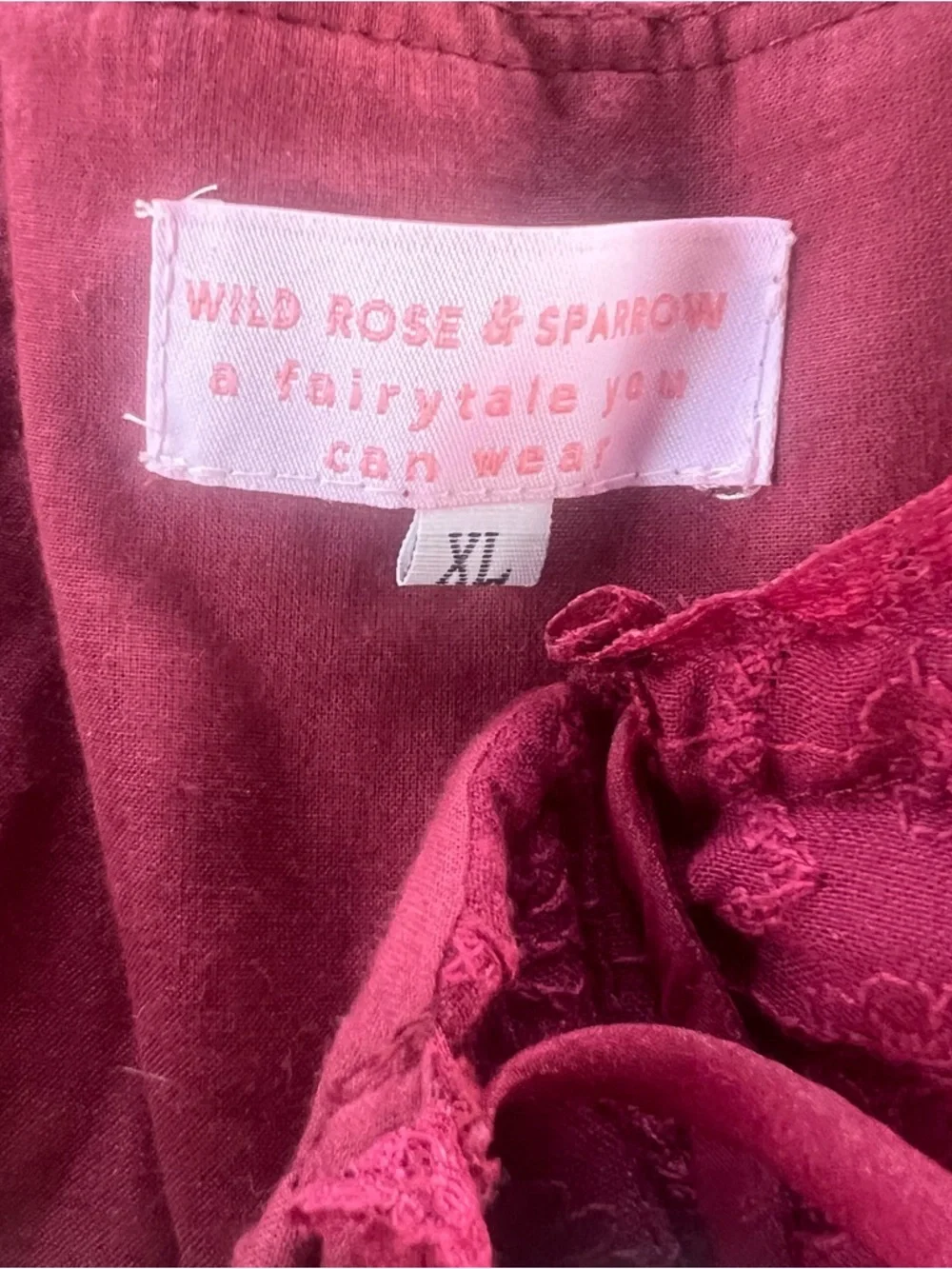 Fae Dress in Garnet - Picture 8 of 12